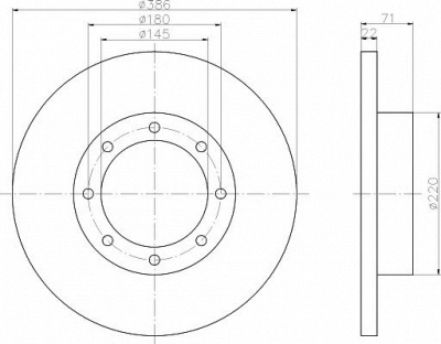 TEXTAR 93085600 -  Тормозной диск