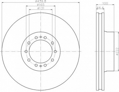 TEXTAR 93086000 -  Тормозной диск