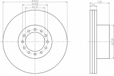 TEXTAR 93087200 -  Тормозной диск