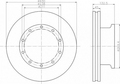 TEXTAR 93087900 -  Тормозной диск