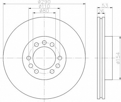 TEXTAR 93127200 -  Тормозной диск