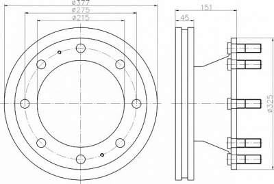 TEXTAR 93127600 -  Тормозной диск