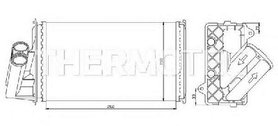 THERMOTEC d6r006tt -  Теплообменник, отопление салона