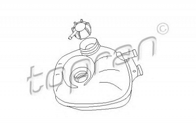 TOPRAN 100165 -  Компенсационный бак, охлаждающая жидкость