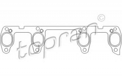 TOPRAN 100738 -  Прокладка, выпускной коллектор