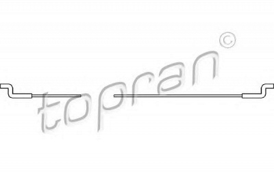 TOPRAN 102923 -  Трос, регулировка спинки сидения