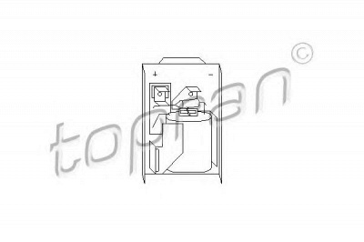 TOPRAN 102973 - Сопротивление, вентилятор салона