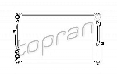 TOPRAN 107151 -  Радиатор, охлаждение двигателя