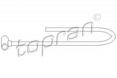 TOPRAN 107393 -  Трос, стояночная тормозная система