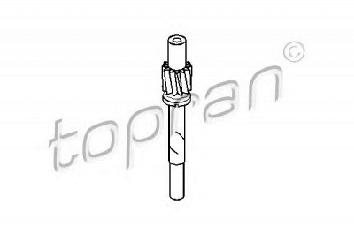TOPRAN 107400 -  Тросик спидометра