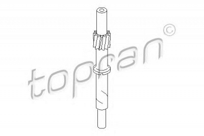 TOPRAN 107401 -  Трос, стояночная тормозная система