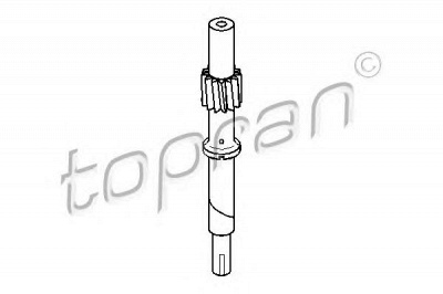 TOPRAN 107402 -  Трос, стояночная тормозная система
