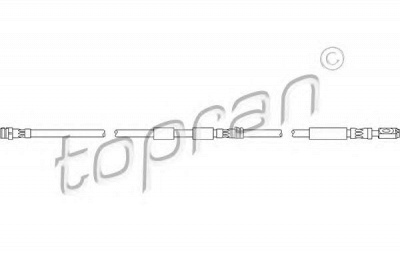 TOPRAN 110393 -  Тормозной шланг