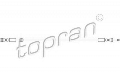 TOPRAN 110406 -  Тормозной шланг