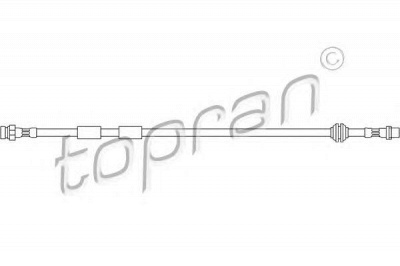 TOPRAN 110409 -  Тормозной шланг