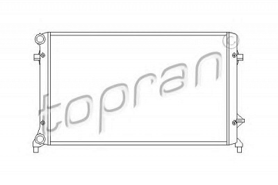 TOPRAN 112223 -  Радиатор, охлаждение двигателя