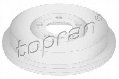 TOPRAN 117002 -  Тормозной барабан