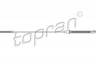 TOPRAN 200876 -  Трос, стояночная тормозная система