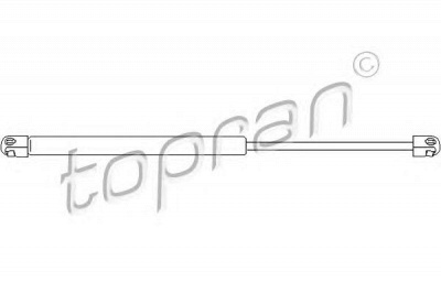 TOPRAN 205423 -  Газовая пружина, крышка багажник
