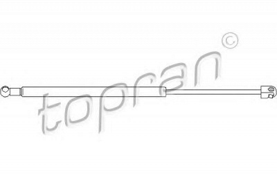 TOPRAN 205424 -  Газовая пружина, крышка багажник