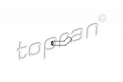 TOPRAN 205709 -  Шланг радиатора