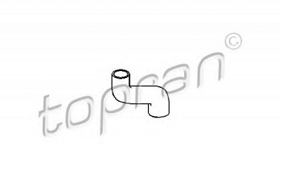 TOPRAN 205721 -  Шланг радиатора