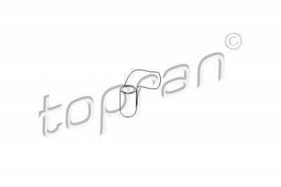 TOPRAN 206701 -  Шланг радиатора