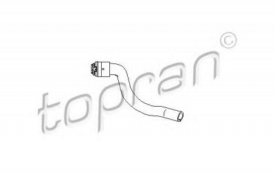 TOPRAN 207687 -  Шланг радиатора