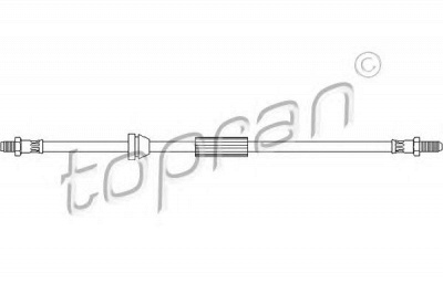 TOPRAN 300340 -  Тормозной шланг