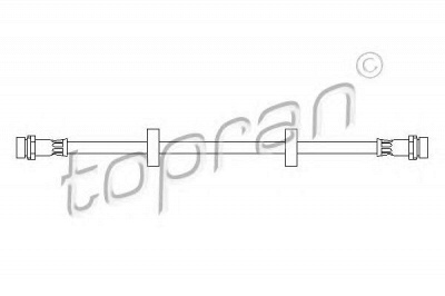 TOPRAN 300552 -  Тормозной шланг