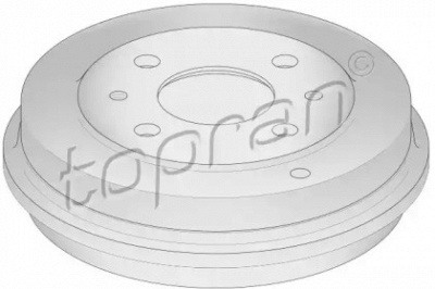 TOPRAN 304232 -  Тормозной барабан