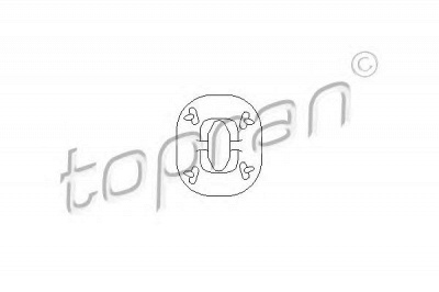 TOPRAN 400134 -  Кронштейн, глушитель