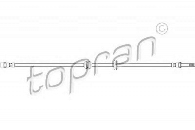 TOPRAN 400792 -  Тормозной шланг