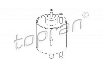TOPRAN 401034 -  Топливный фильтр