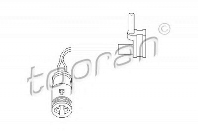 TOPRAN 401203 -  Датчик, износ тормозных колодок