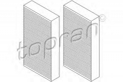 TOPRAN 401381 -  Фильтр воздуха в салоне