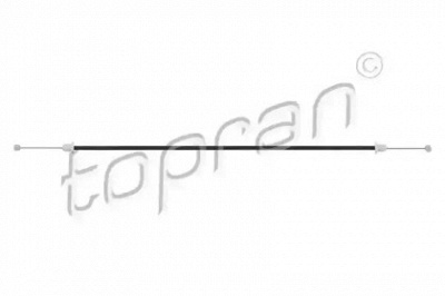 TOPRAN 408989 -  Трос, стояночная тормозная система
