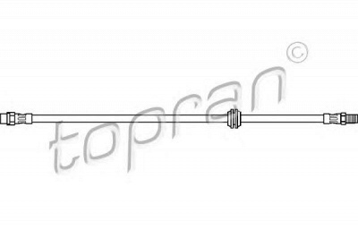 TOPRAN 500201 -  Тормозной шланг