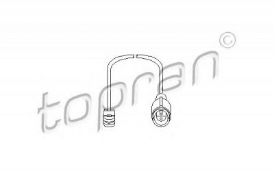 TOPRAN 500662 -  Датчик, износ тормозных колодок