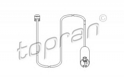 TOPRAN 500666 -  Датчик, износ тормозных колодок