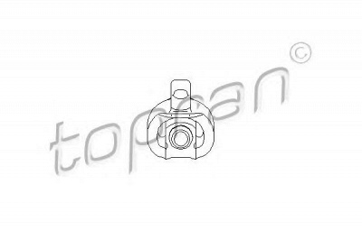 TOPRAN 700618 -  Кронштейн, глушитель