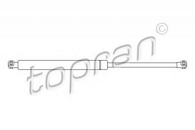 TOPRAN 700709 -  Газовая пружина, крышка багажник