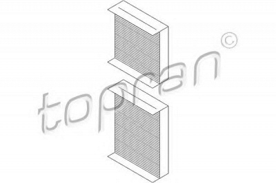 TOPRAN 720337 -  Фильтр воздуха в салоне