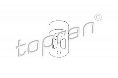 TOPRAN 721939 -  Кронштейн, глушитель
