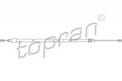 TOPRAN 722073 -  Трос, стояночная тормозная система