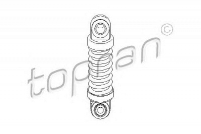 TOPRAN 722415 -  Амортизатор, поликлиновой ремень