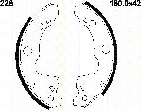 TRISCAN 810016518 -  Комплект тормозных колодок