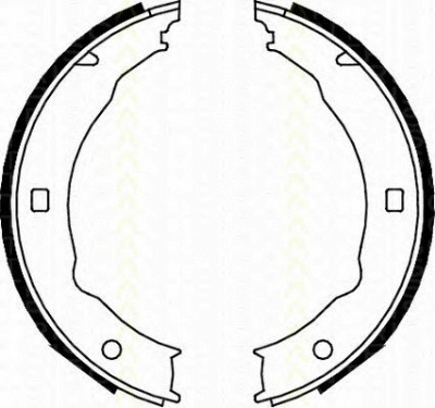TRISCAN 810028050 -  Комплект тормозных колодок, стояночная тормозная система