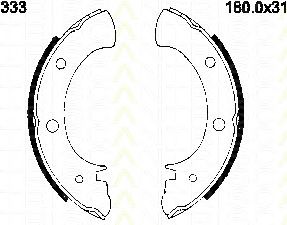 TRISCAN 810068333 -  Комплект тормозных колодок