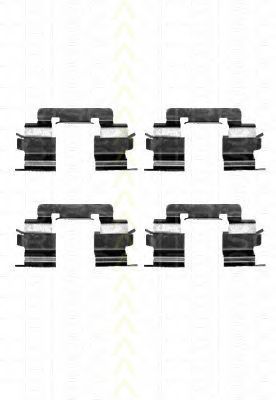 TRISCAN 8105231582 -  Комплектующие, колодки дискового тормоза
